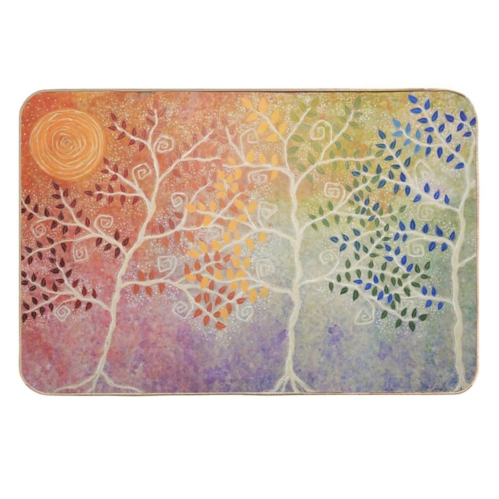 Rainbow Wishes  Odorless Bath Mat