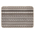 Tobacco - Boho Stripe -  Anti-Trip Bath Mat