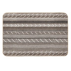 Tobacco - Boho Stripe -  Anti-Trip Bath Mat