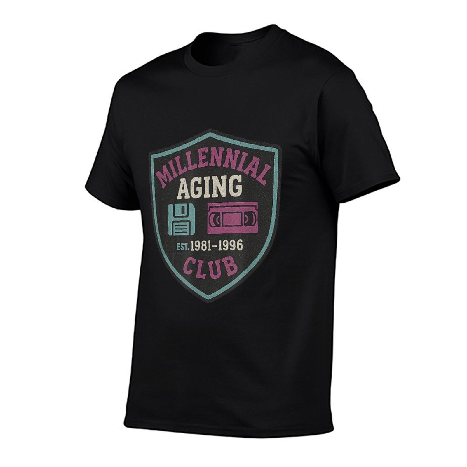 Retro Nostalgia Design for Millennials, Funny Aging Humor  Breathable T-Shirt