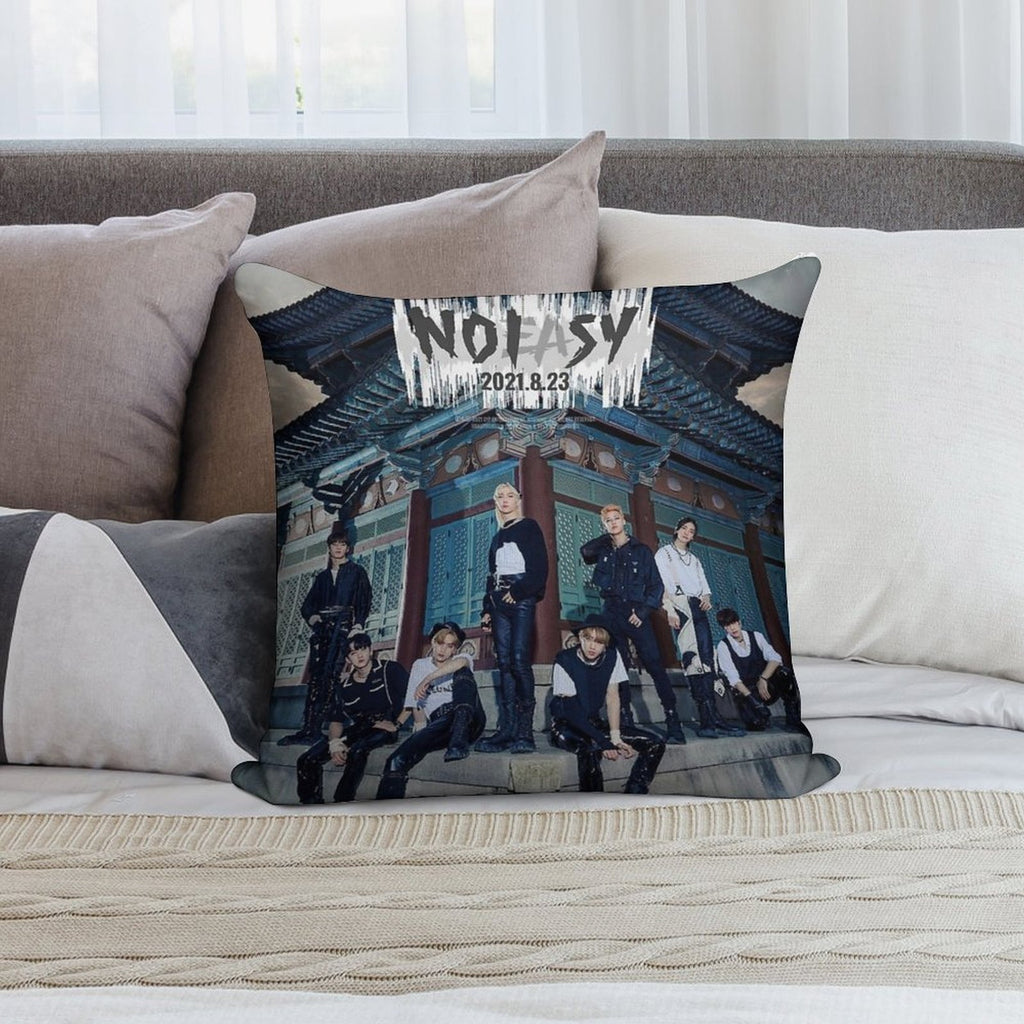 No Easy - Stray Kids Album Cover Soft Style Accent Throw Pillow