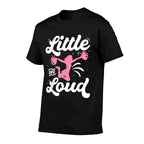 Cheerleading Little And Loud Cheerleader Gift Team Squad  Relaxed-fit T-Shirt