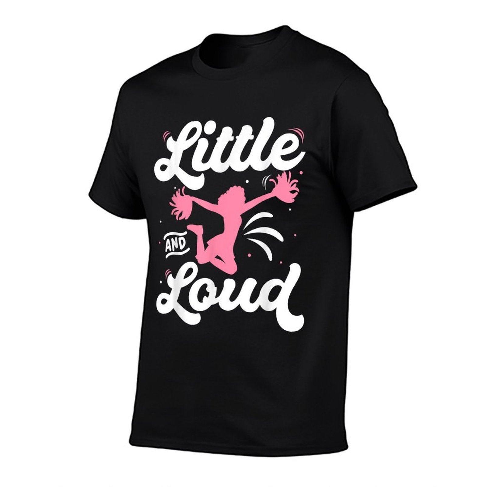 Cheerleading Little And Loud Cheerleader Gift Team Squad  Relaxed-fit T-Shirt