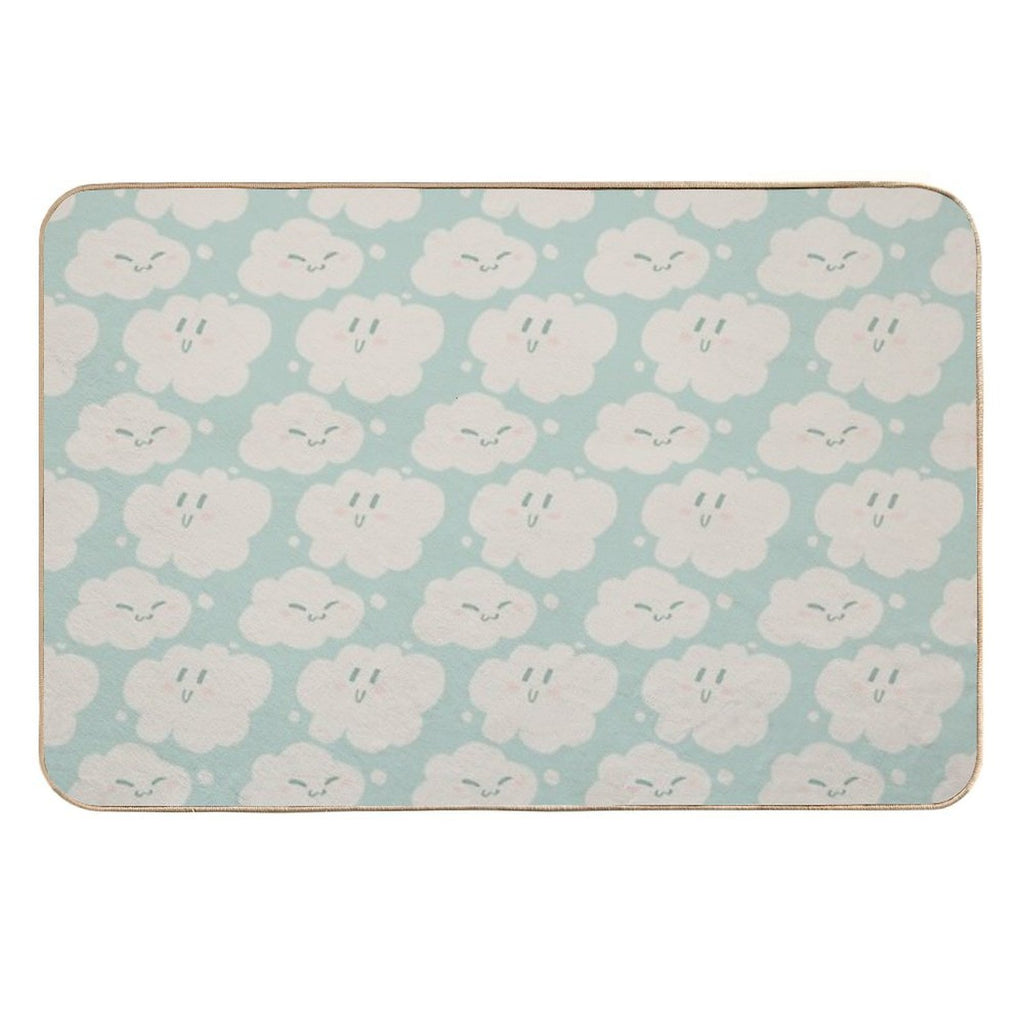 Happy Clouds  Stain-Proof Bath Mat