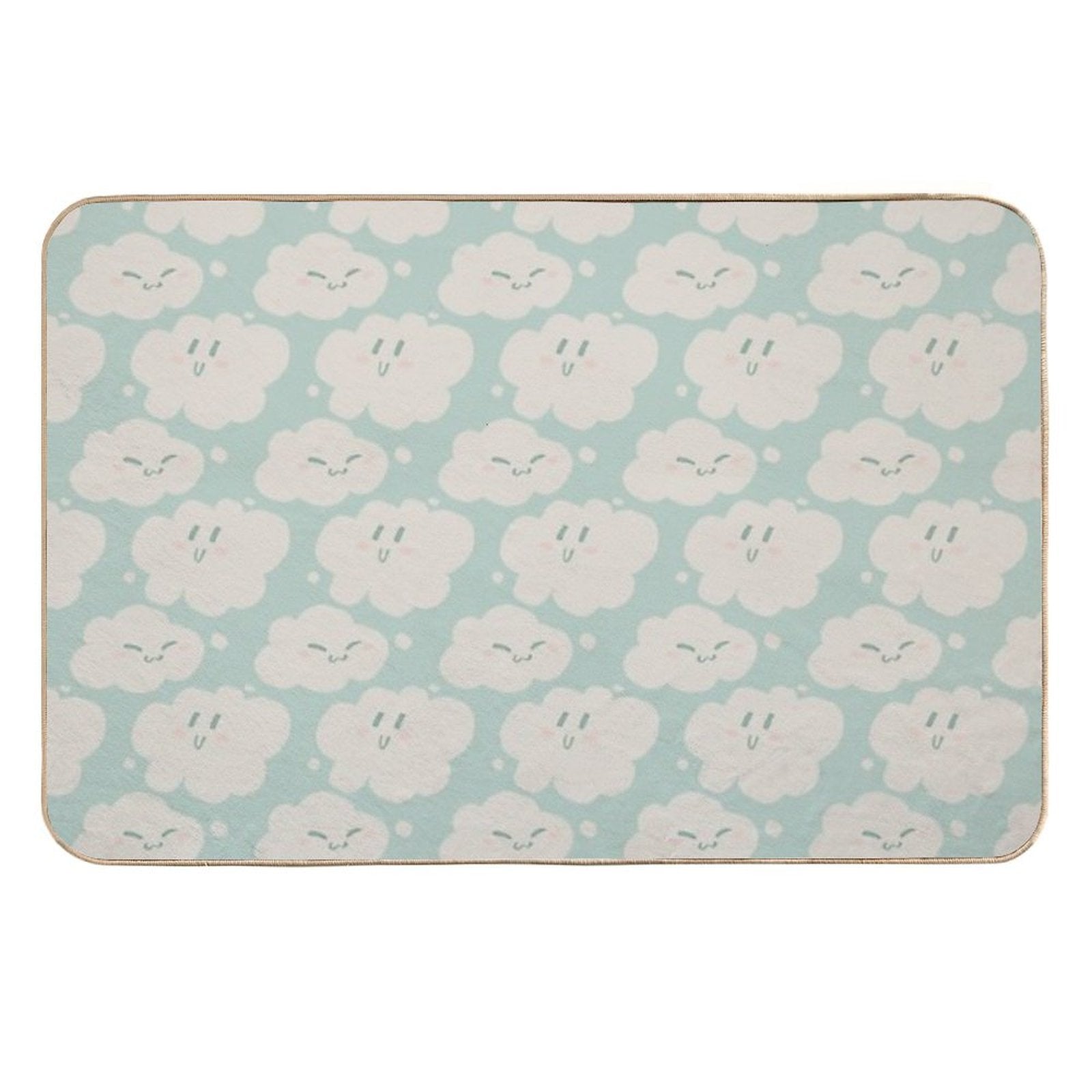 Happy Clouds  Stain-Proof Bath Mat