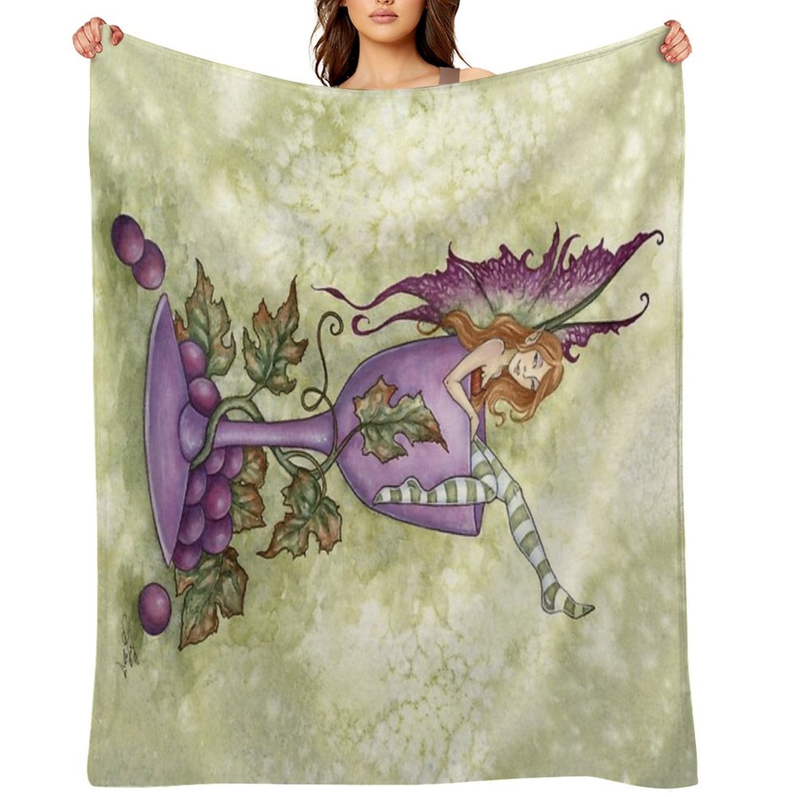 Wine Fae Versatility Throw Blanket