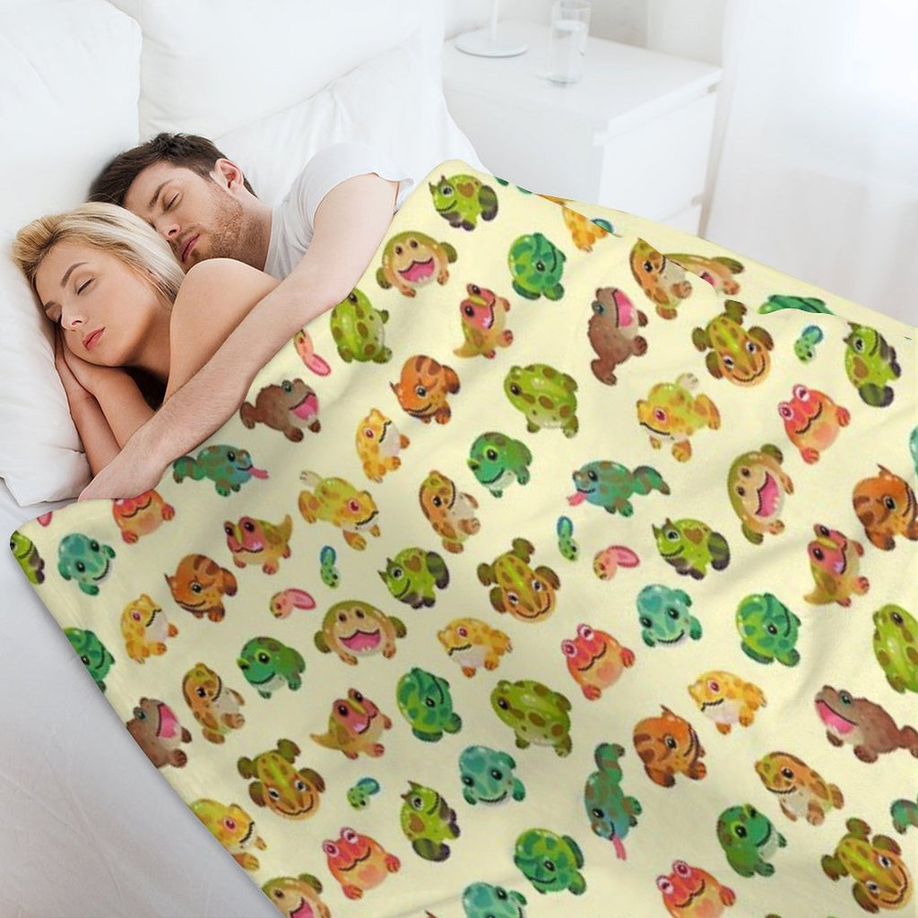 Horned Frog - Bright Versatility Throw Blanket