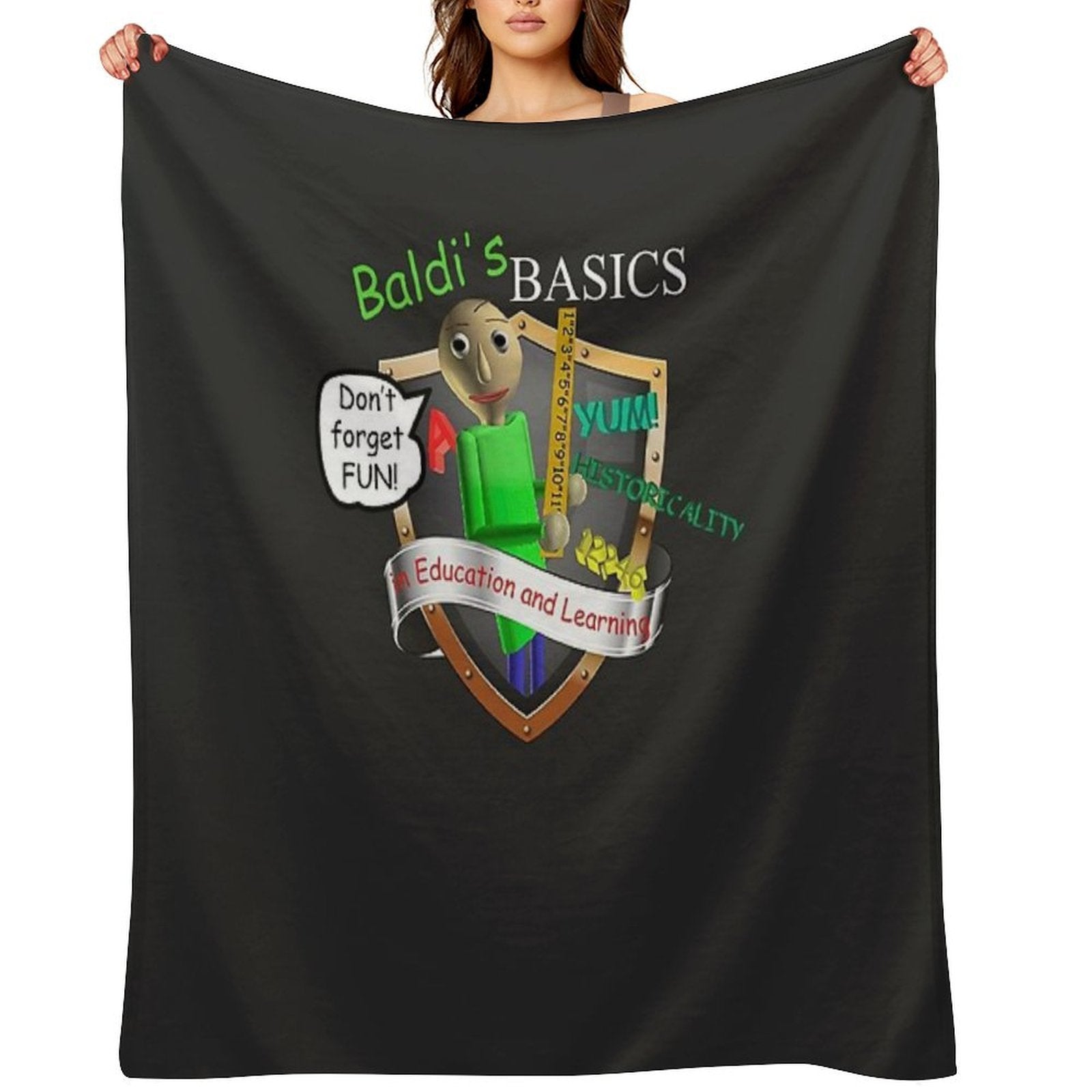 Baldis Basics Sustainable Throw Blanket