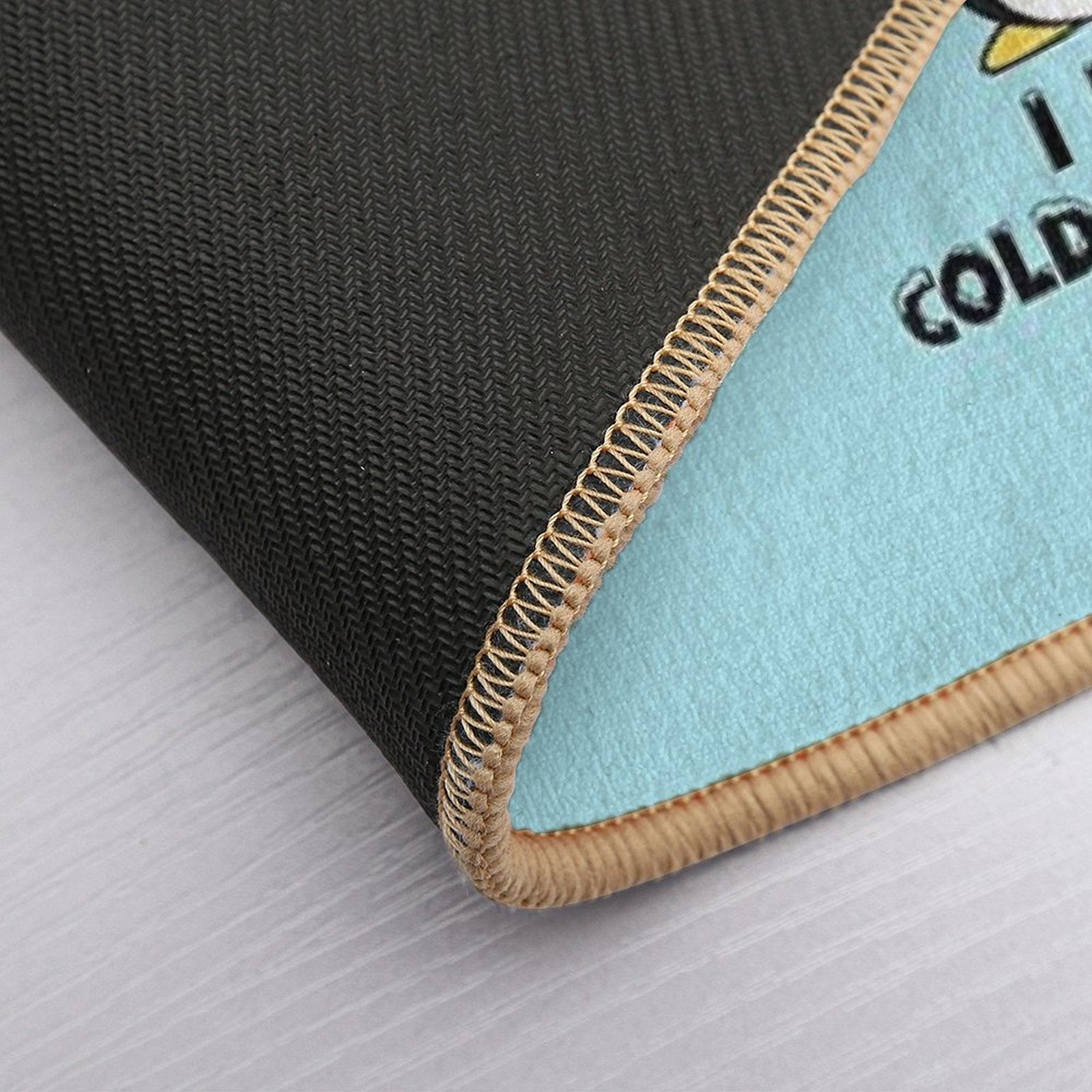 I Love Cold Showers - Penguin  Non-Slip Bath Mat