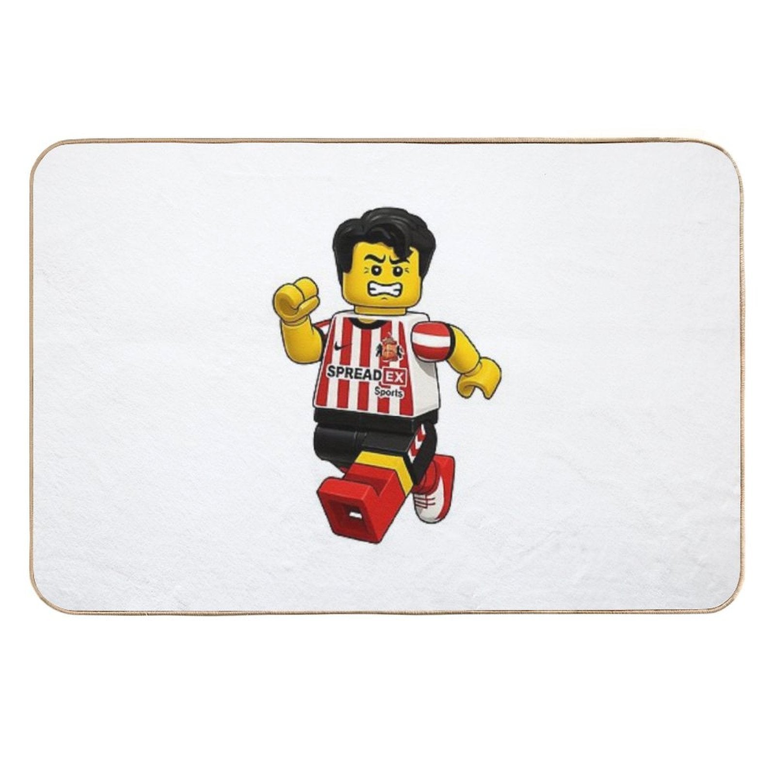 Brick Luke O'Nien Lookalike  Dirt-Trapping Bath Mat