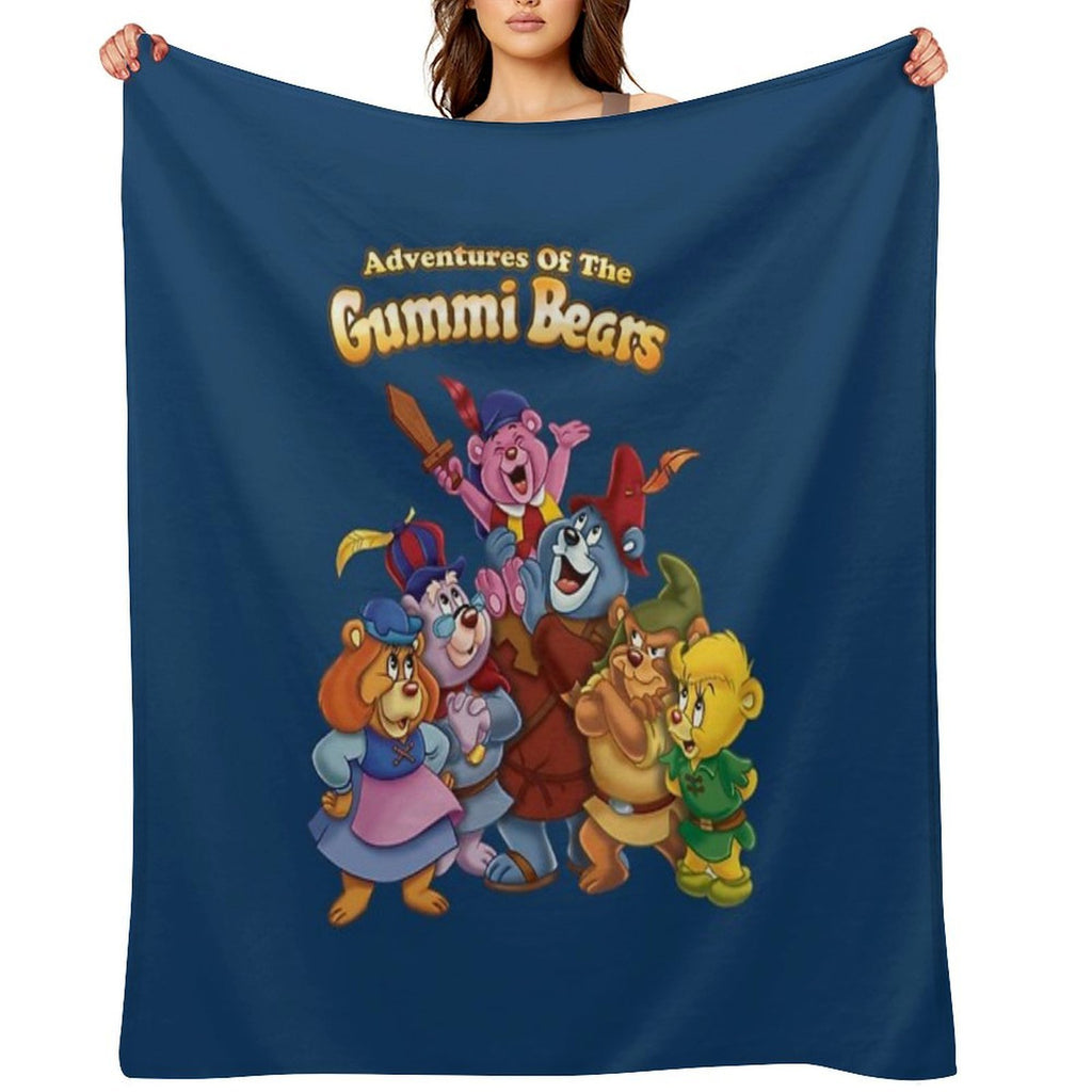 The Gummi Bear - Gummi Bears Cartoon Compact Throw Blanket