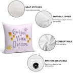 Go Live Your Dream Tangled Soft Gift Ready Throw Pillow