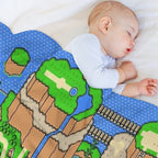 Super World Map Sustainable Throw Blanket