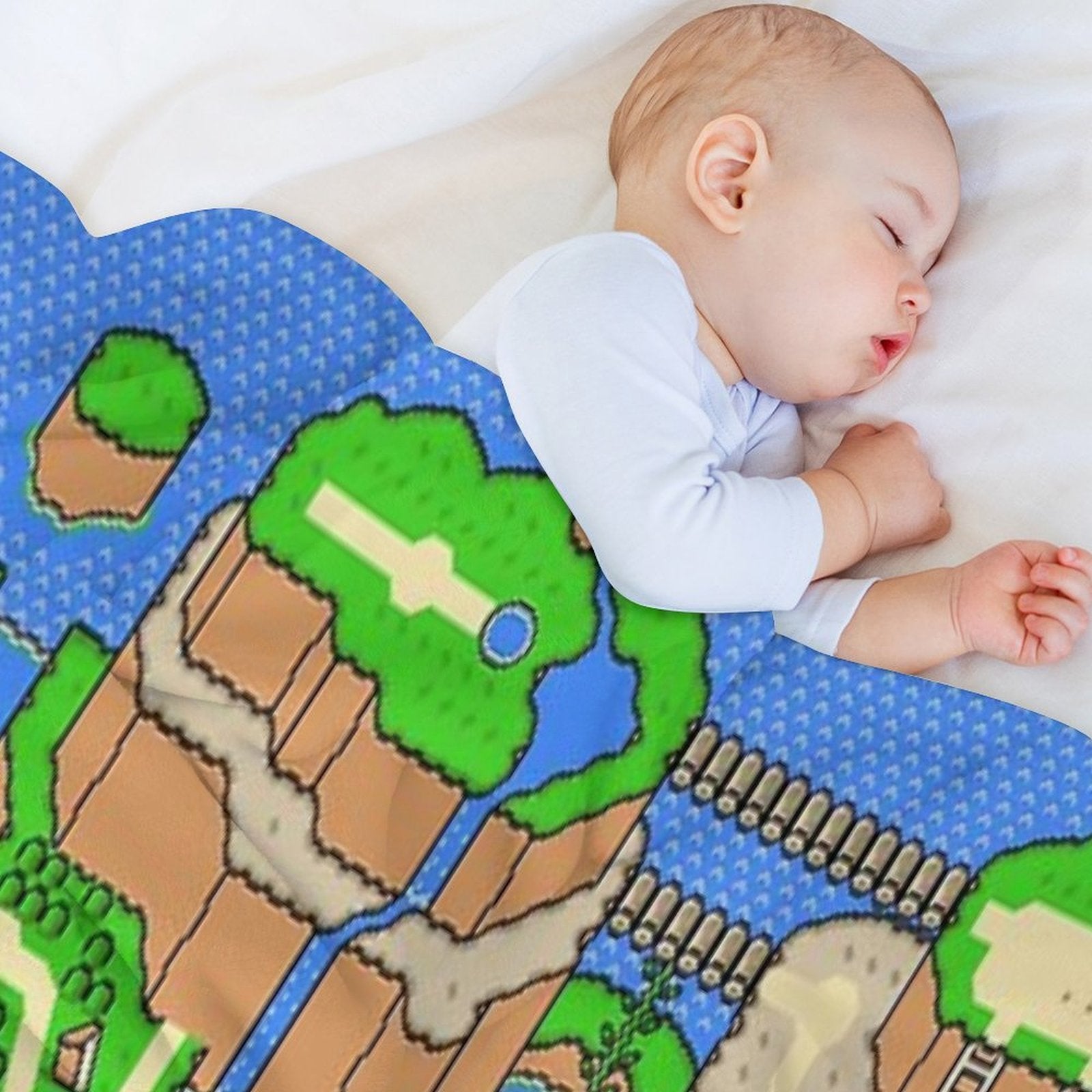 Super World Map Sustainable Throw Blanket
