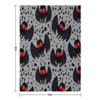 Mothman Silver Night Gift-ready Throw Blanket